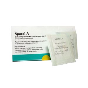 Wskaźniki biologiczne do kontroli procesu sterylizacji parą wodną – Sporal A